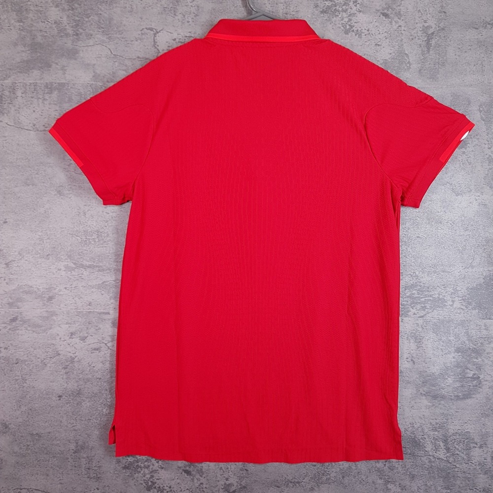 NIKE Court Team Canada Dri-FIT Tennis Polo Shirt Mens MEDIUM Red FD8720-688 - Picture 2 of 6